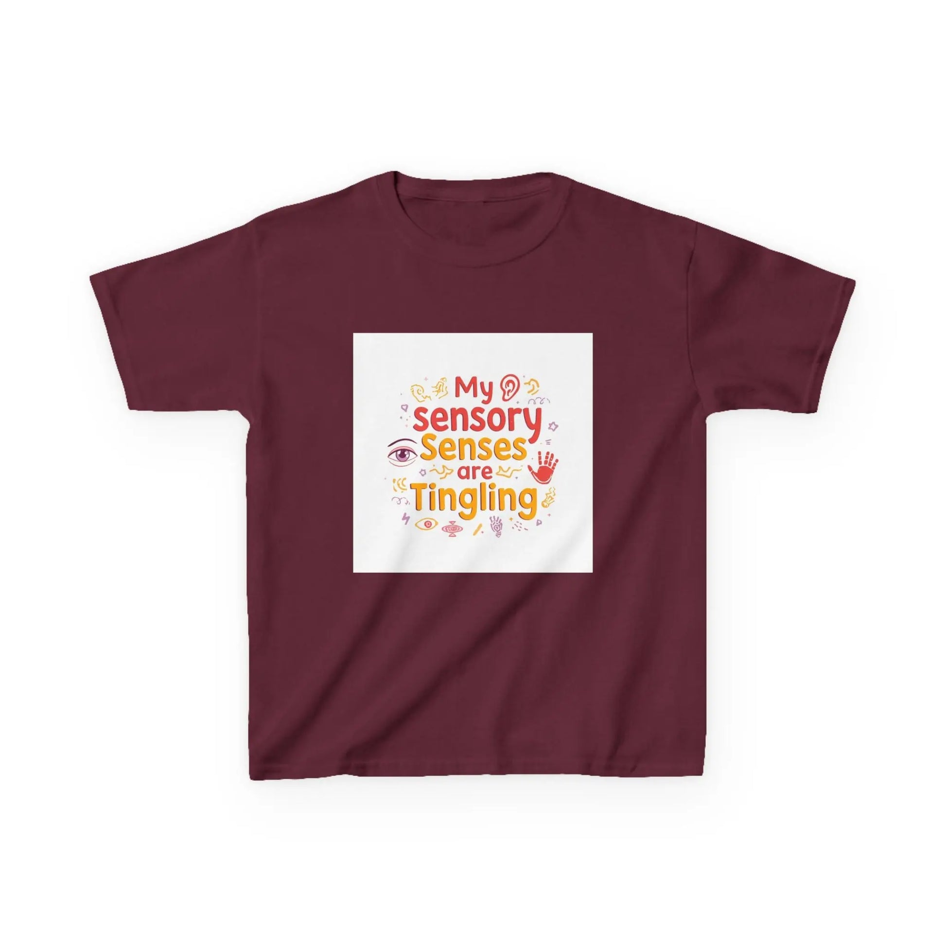 "My Sensory Senses Are Tingling" - Kids Autism Awareness T-Shirt Printify