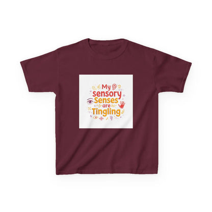 "My Sensory Senses Are Tingling" - Kids Autism Awareness T-Shirt Printify