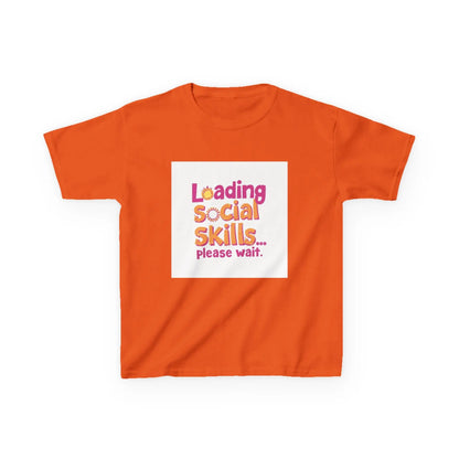 "Loading Social Skills... Please Wait" - Kids Autism Awareness T-Shirt Printify