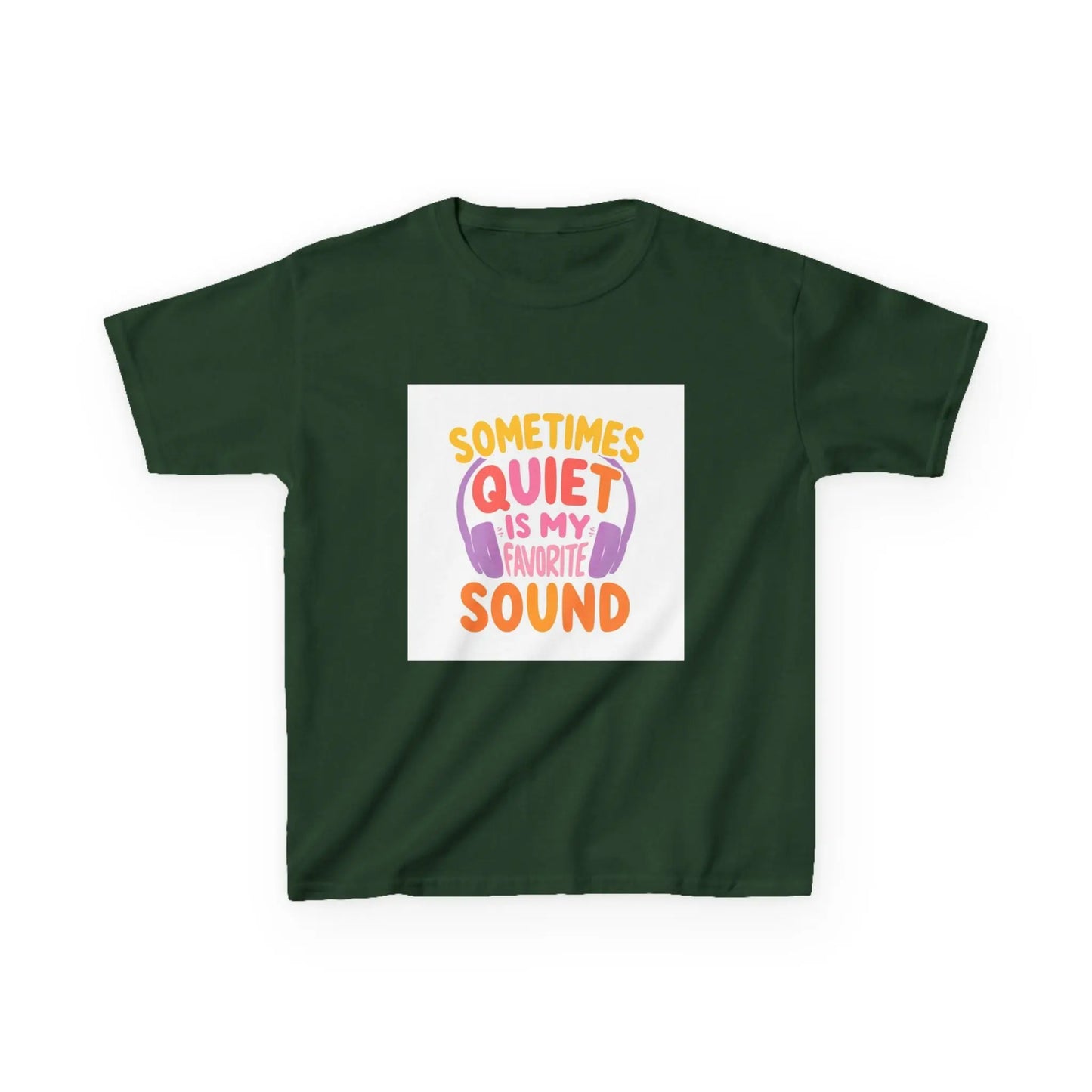 "Sometimes Quiet Is My Favorite Sound" - Kids Autism Awareness T-Shirt Printify