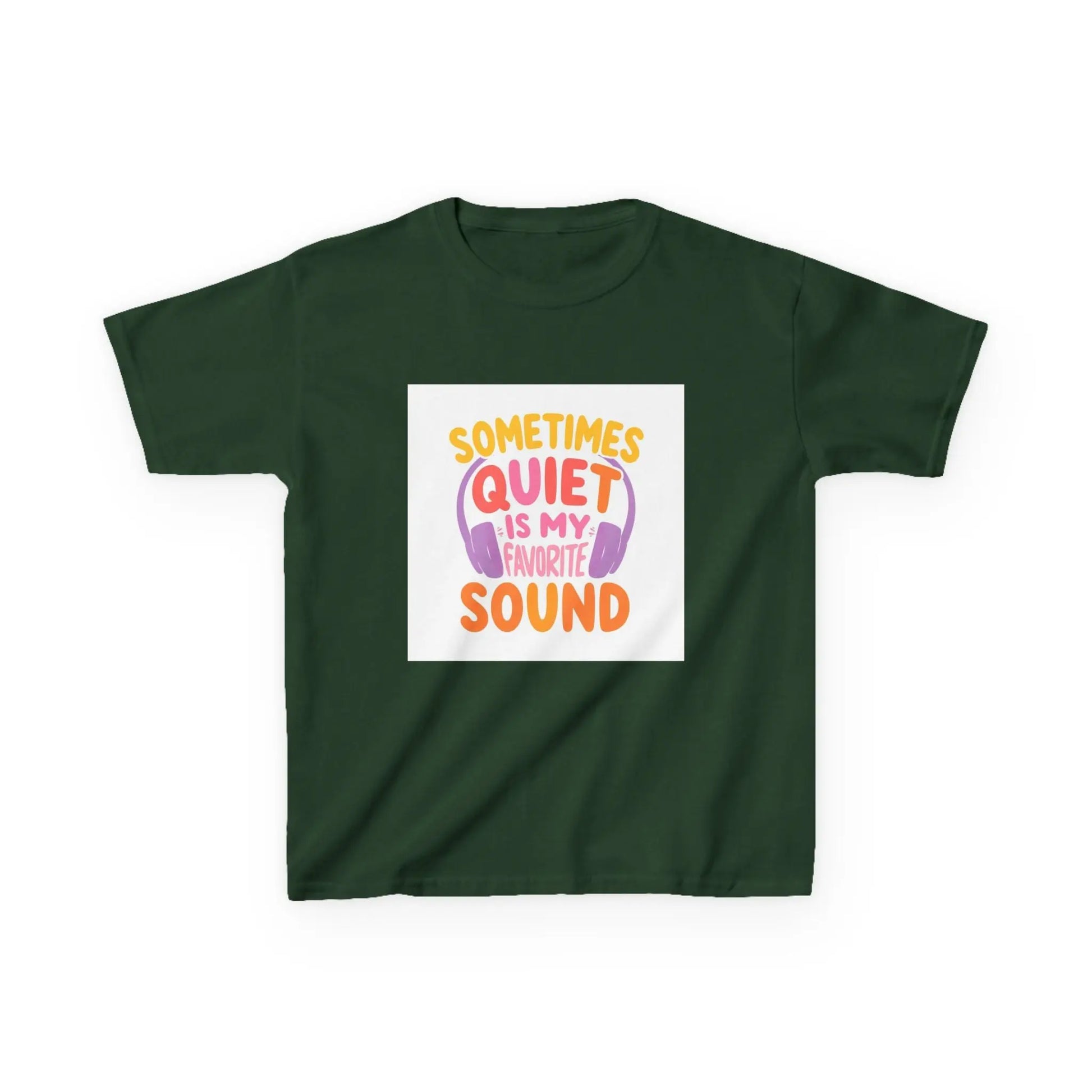 "Sometimes Quiet Is My Favorite Sound" - Kids Autism Awareness T-Shirt Printify