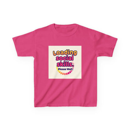 "Loading Social Skills... Please Wait" - Kids Autism Awareness T-Shirt Printify