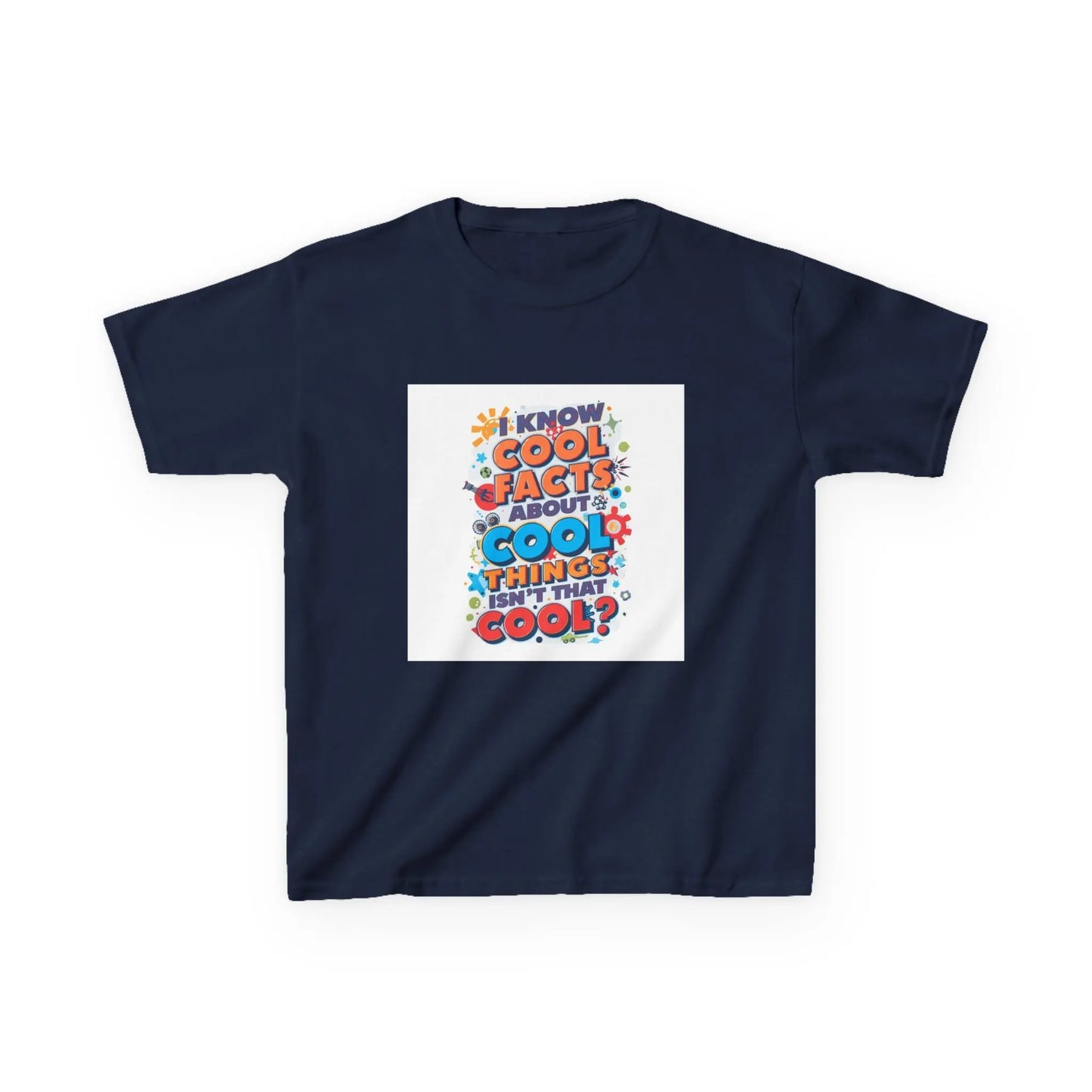 "I Know Cool Facts About Cool Things (Isn’t That Cool?)" - Kids Autism Awareness T-Shirt Printify