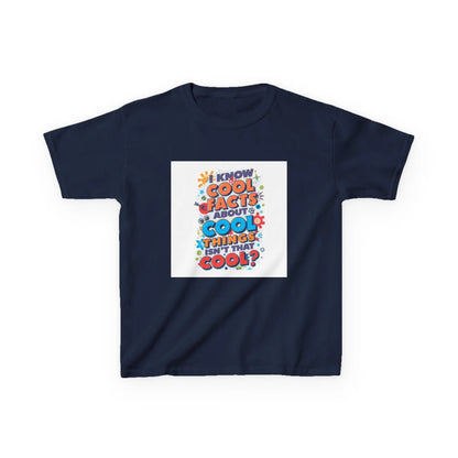 "I Know Cool Facts About Cool Things (Isn’t That Cool?)" - Kids Autism Awareness T-Shirt Printify
