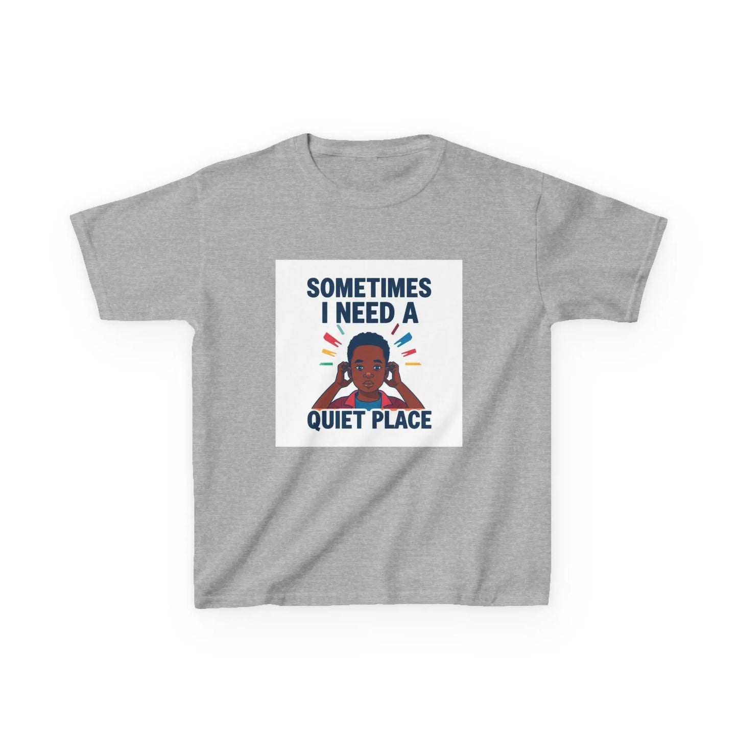 "Sometimes I Need a Quiet Place" - Kids Autism Awareness T-Shirt Printify