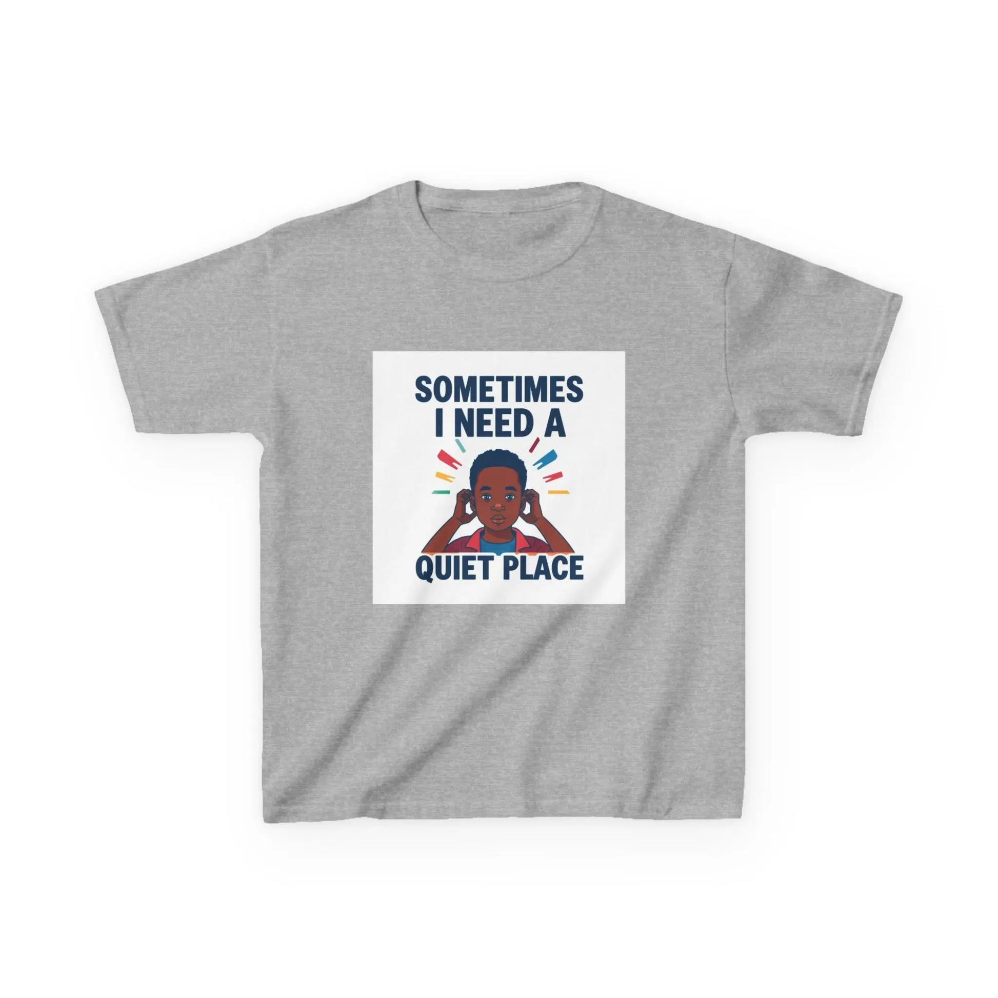 "Sometimes I Need a Quiet Place" - Kids Autism Awareness T-Shirt Printify