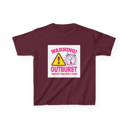 "Warning! Outburst Does Not Come With a Timer" - Kids Autism Awareness T-Shirt Printify