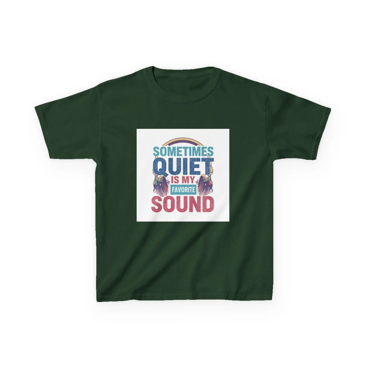 "Sometimes Quiet Is My Favorite Sound" - Kids Autism Awareness T-Shirt Printify