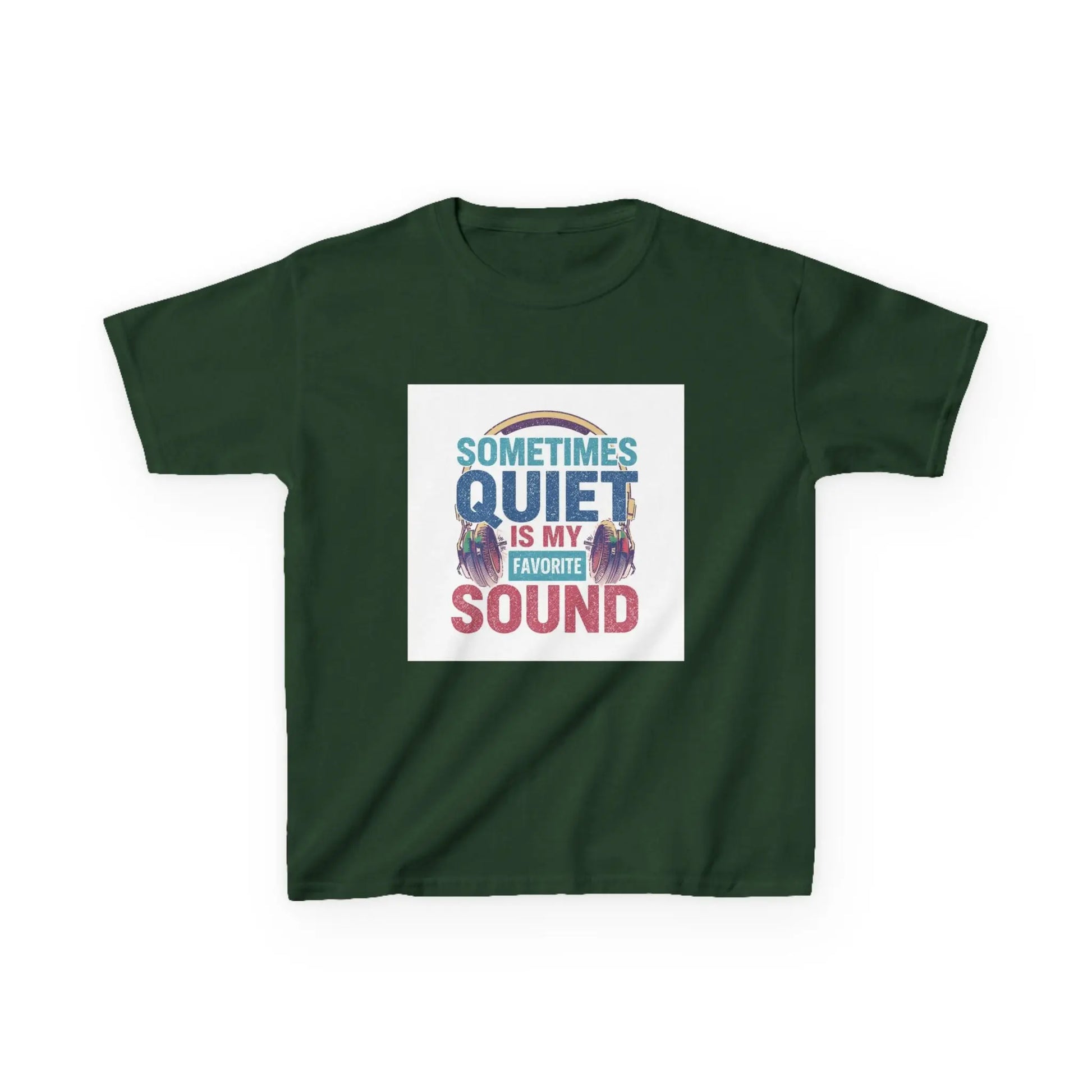 "Sometimes Quiet Is My Favorite Sound" - Kids Autism Awareness T-Shirt Printify