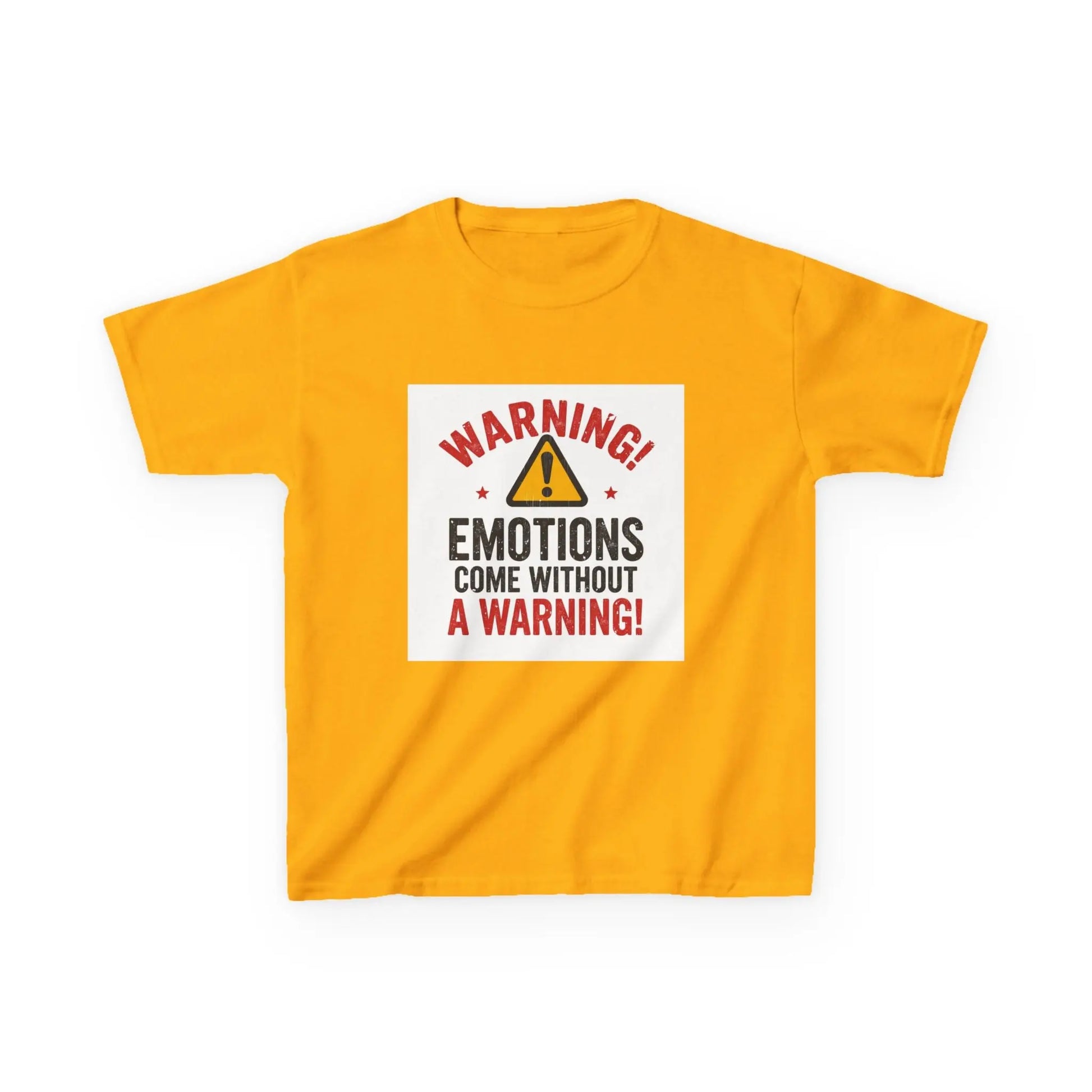 "Warning! Emotions Come Without a Warning" - Kids Autism Awareness T-Shirt Printify