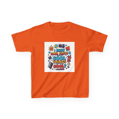 “I Know Cool Facts & Cool Things” - Kids Autism Awareness T-Shirt Printify