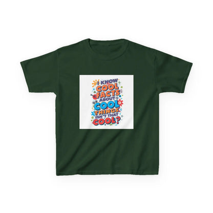 "I Know Cool Facts About Cool Things (Isn’t That Cool?)" - Kids Autism Awareness T-Shirt Printify