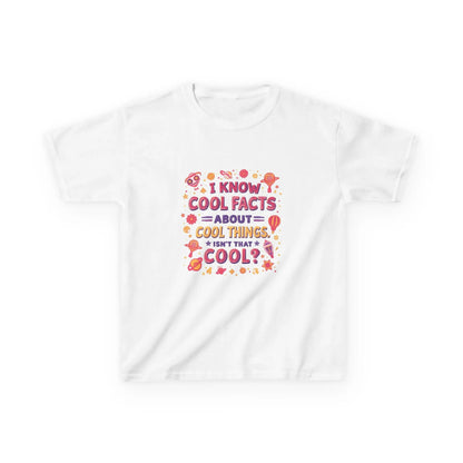 "I Know Cool Facts About Cool Things" - Kids Autism Awareness T-Shirt Printify