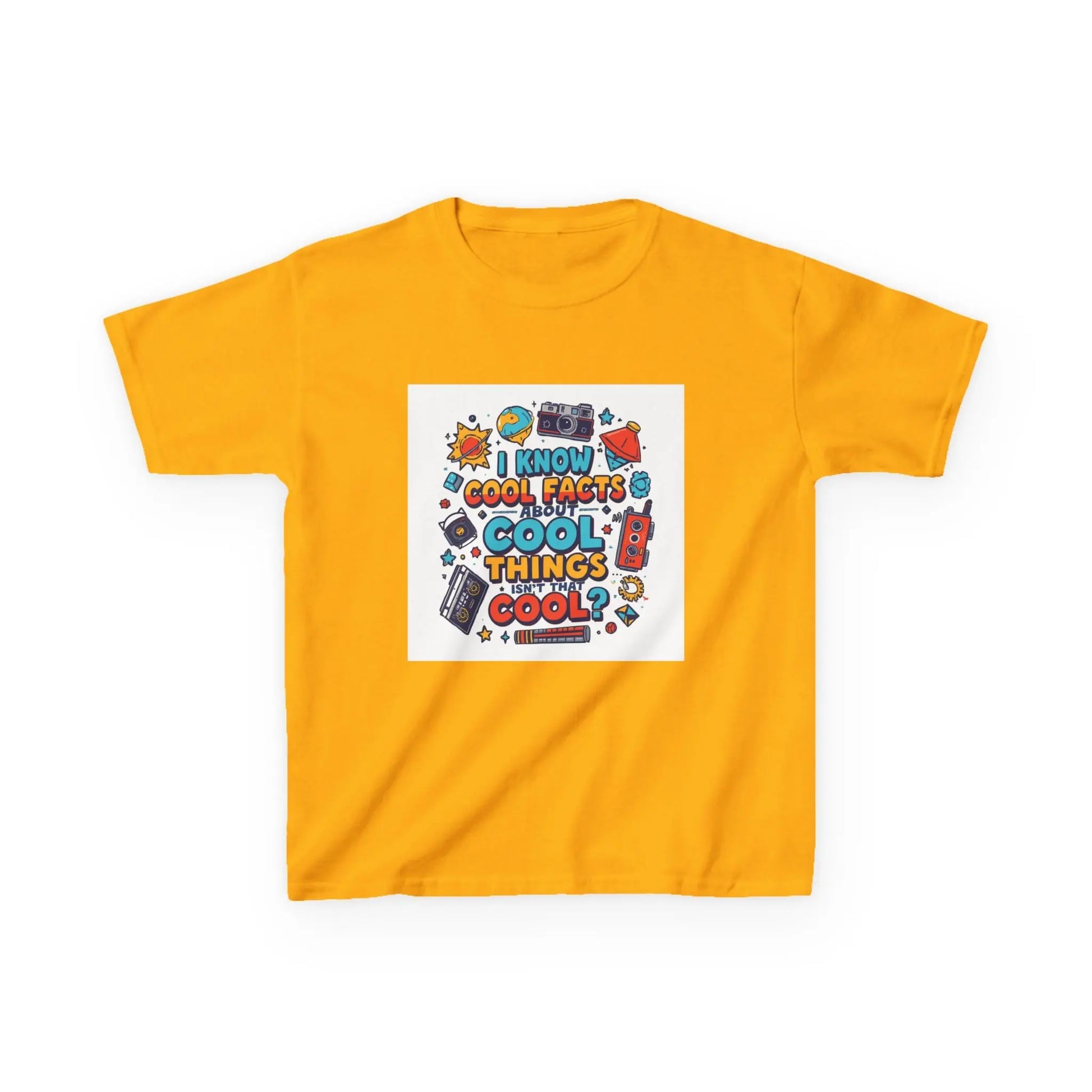 “I Know Cool Facts & Cool Things” - Kids Autism Awareness T-Shirt Printify