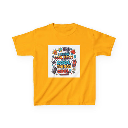 “I Know Cool Facts & Cool Things” - Kids Autism Awareness T-Shirt Printify
