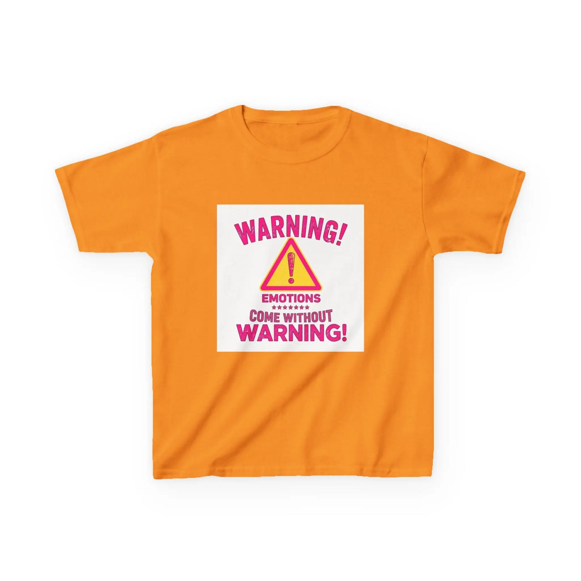 "Warning! Emotions Come Without Warning" - Kids Autism Awareness T-Shirt Printify