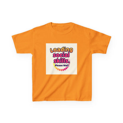 "Loading Social Skills... Please Wait" - Kids Autism Awareness T-Shirt Printify