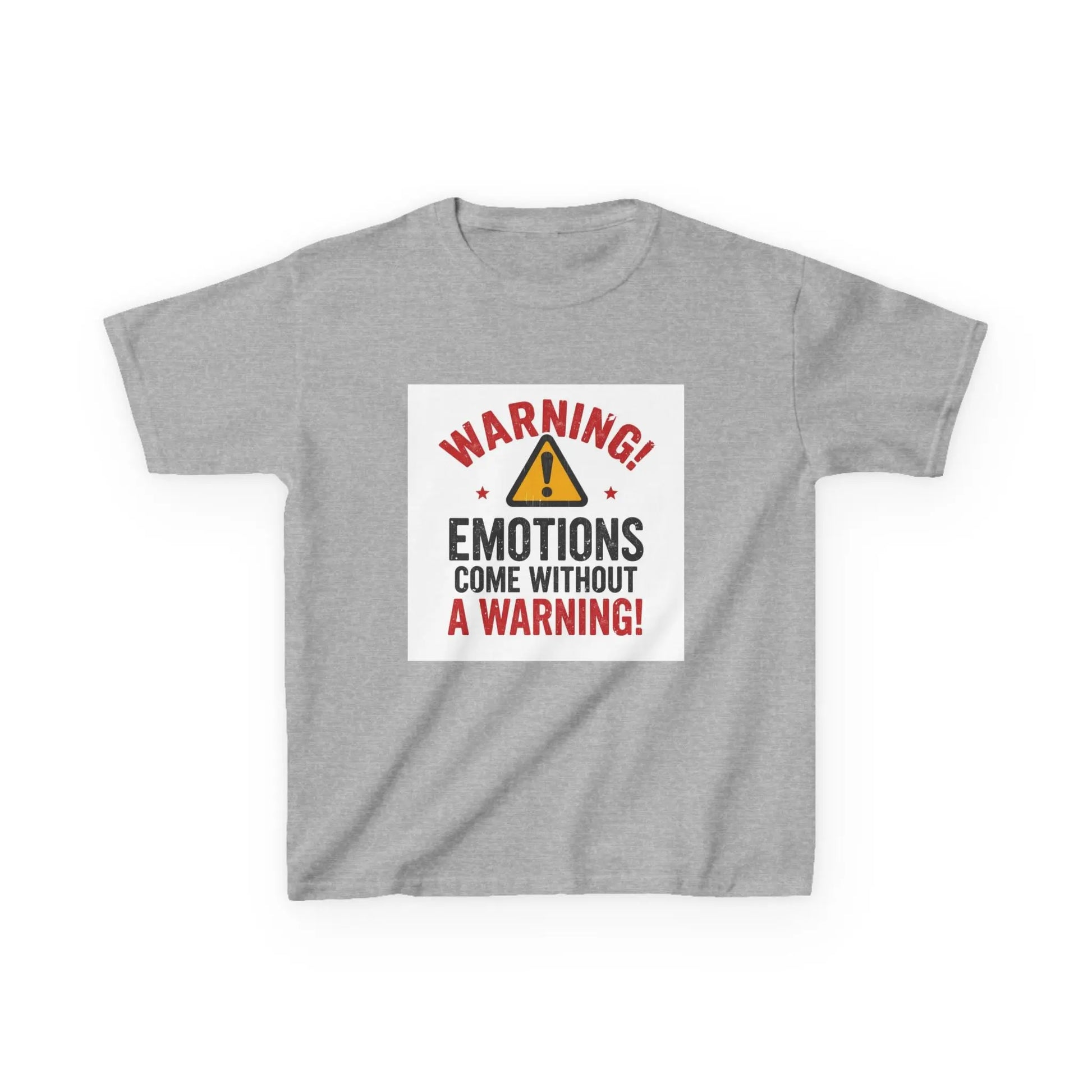 "Warning! Emotions Come Without a Warning" - Kids Autism Awareness T-Shirt Printify