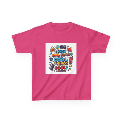 “I Know Cool Facts & Cool Things” - Kids Autism Awareness T-Shirt Printify