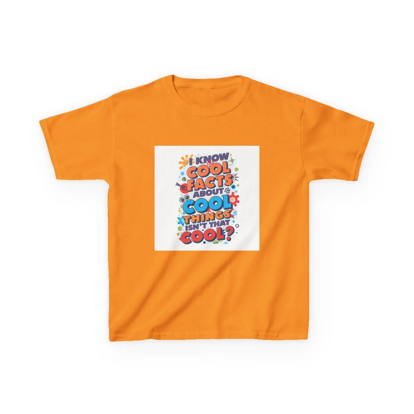 "I Know Cool Facts About Cool Things (Isn’t That Cool?)" - Kids Autism Awareness T-Shirt Printify