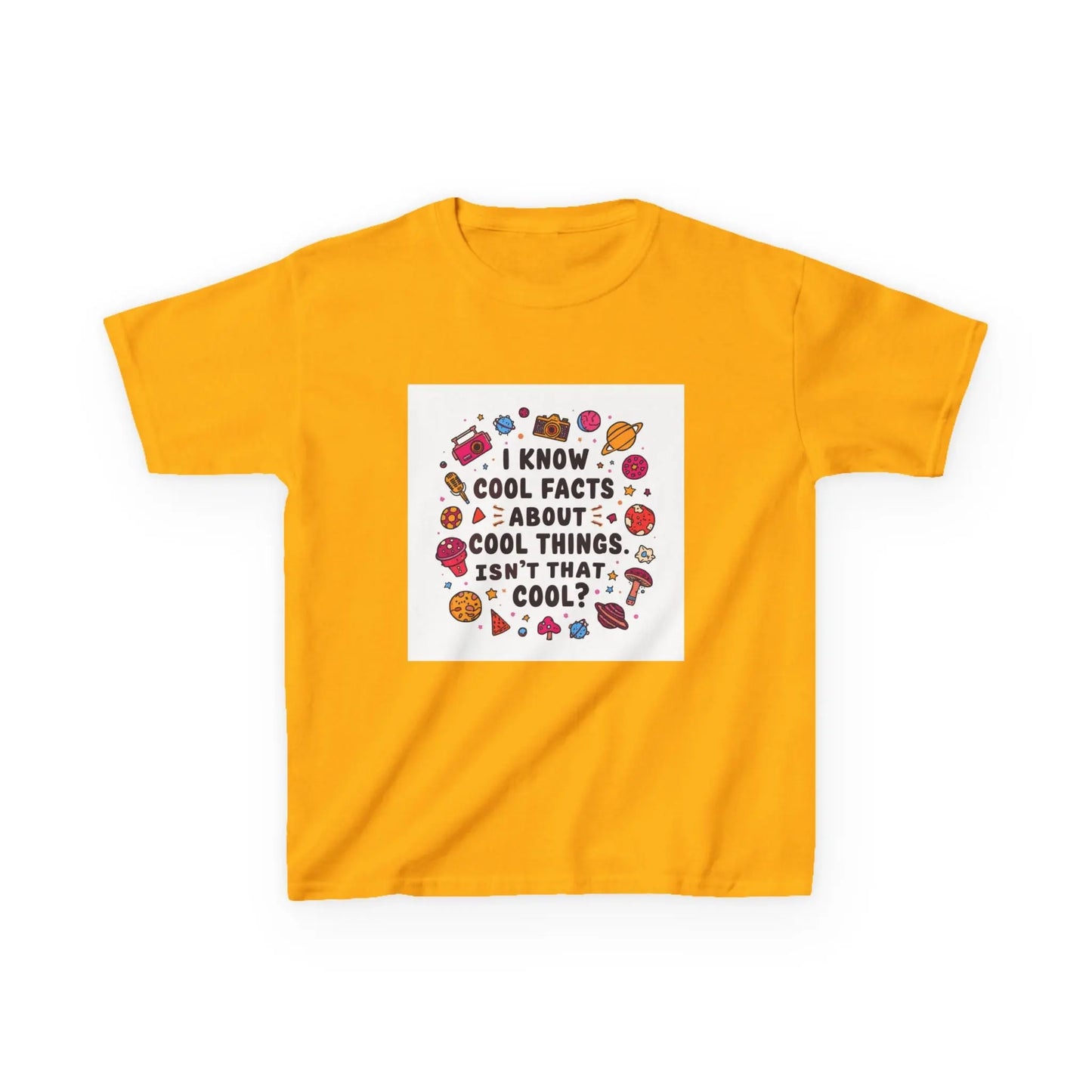 "I Know Cool Facts About Cool Things, Isn't That Cool?" - Kids Autism Awareness T-Shirt Printify