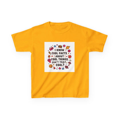 "I Know Cool Facts About Cool Things, Isn't That Cool?" - Kids Autism Awareness T-Shirt Printify