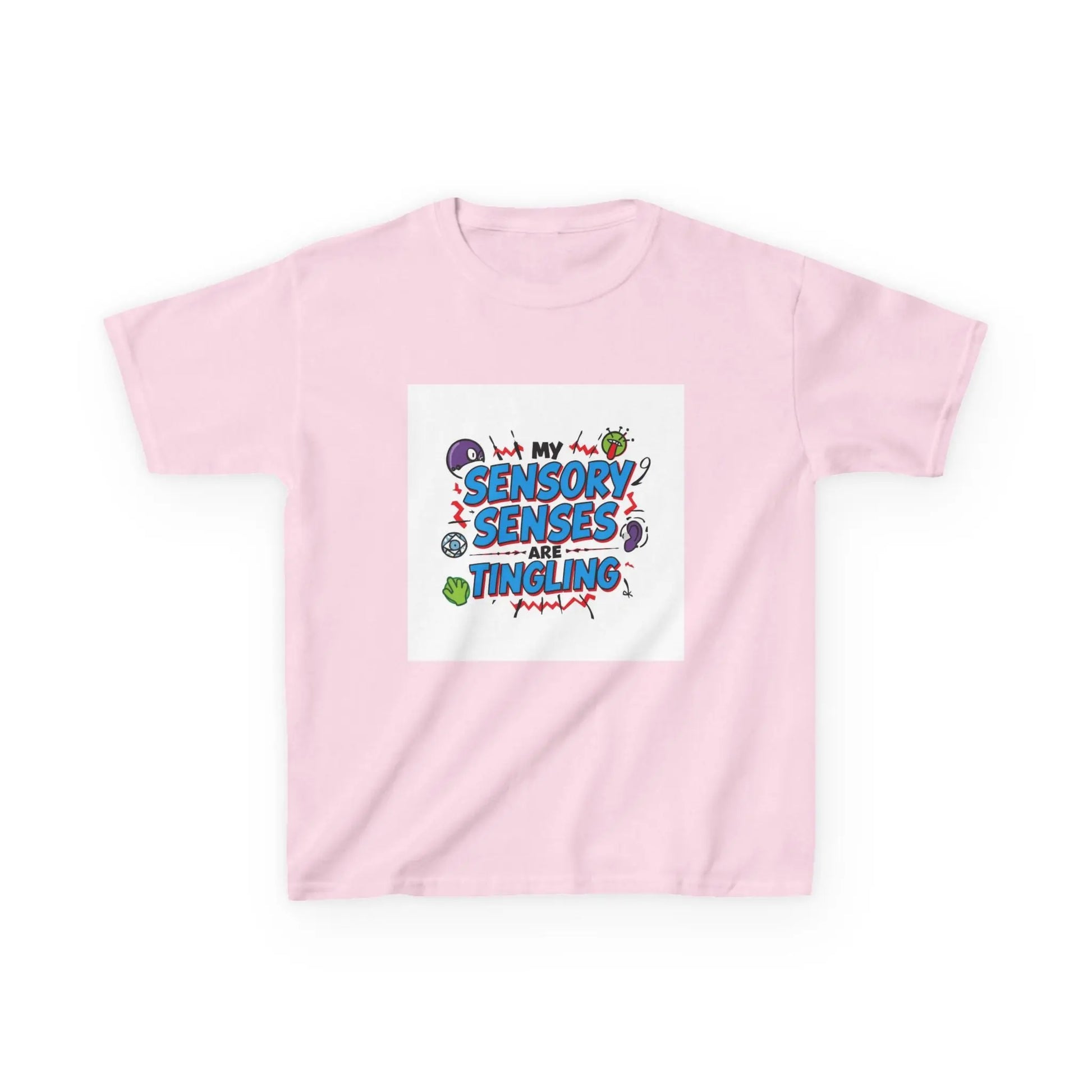 "My Sensory Senses Are Tingling" - Kids Autism Awareness T-Shirt Printify